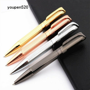 Luxury quality 719 Golden metal Business office Medium nib Ballpoint Pen New